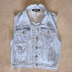 Forever21 Light Denim Vest